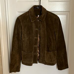 Vintage Brown Suede Jacket by Harold’s